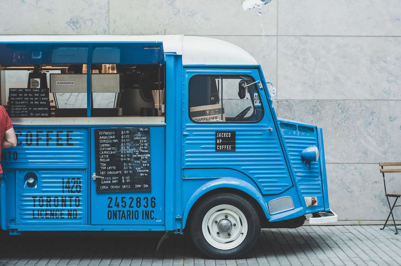 food truck bleu evenement